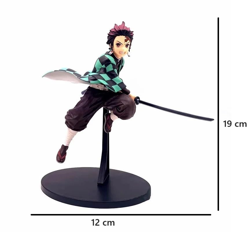 Image of Awestuffs Tanjiro Action Figure Limited Edition (Tanjiro Fly Attack) 19cm