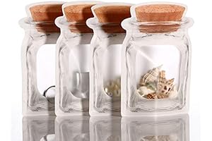 Stand Up Clear Front Cork Mason Jar Pattern Zipper Bag Plastic Ziplock Pouch