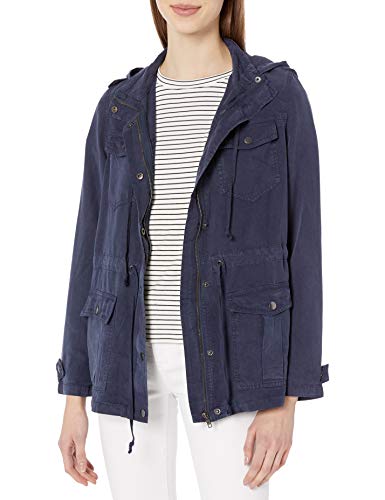 Angie Women's Navy Vintage Wash Jacket