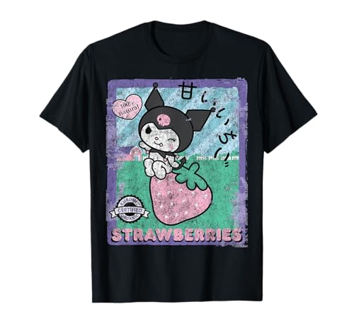 BONRI Kuromi Strawberry Picking Strawberries Farm sleeve/type T-Shirt