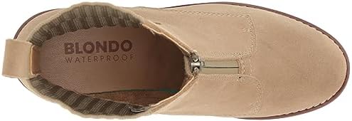 Blondo Women's Demaria Waterproof Ankle Boot, Sand Suede, 8 | Image 4