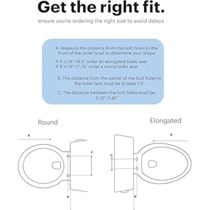Brondell l60 ew lumawarm heated toilet seat with night light three temperature settings gentle close lid easy installation built in controls elongated white  urban country home decor