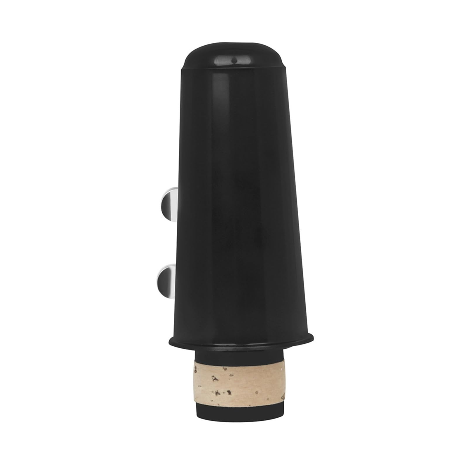 Piezas de repuesto para clarinete Juego De Boquillas De Tubo Negro Para Clarinete Boquilla De Corcho Tapa Negra Clip Plateado Cañas Accesorios Para Instrumentos Musicales