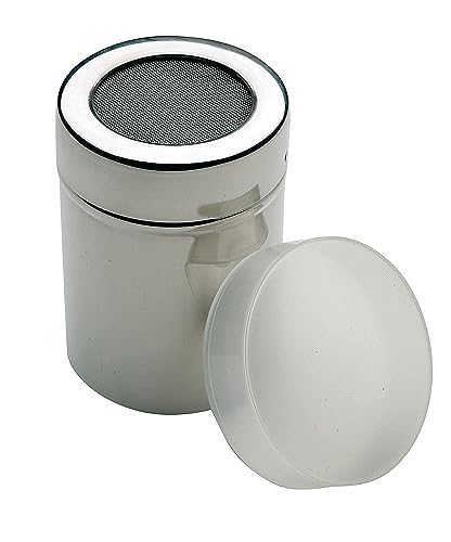 Pedrini spargizucchero a velo in acciaio inox con coperchio in plastica