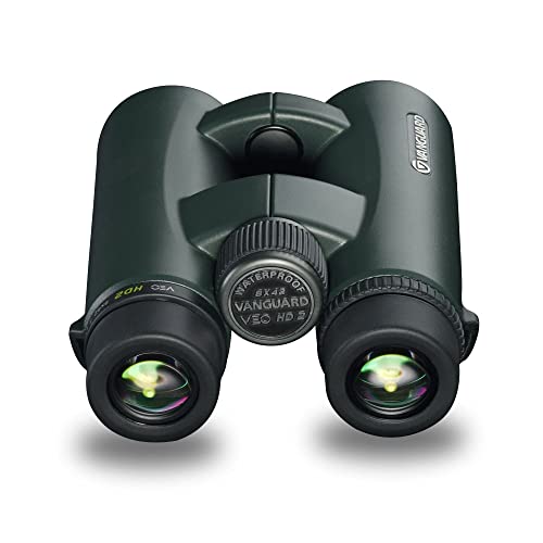 Image of Vanguard VEO HD2 8X42 Binocular (8420) I Composite Carbon Fibre Material, Hoya (ED) Glasses, Waterproof and Fog Proof I Neck Strap I Soft Bag, Black