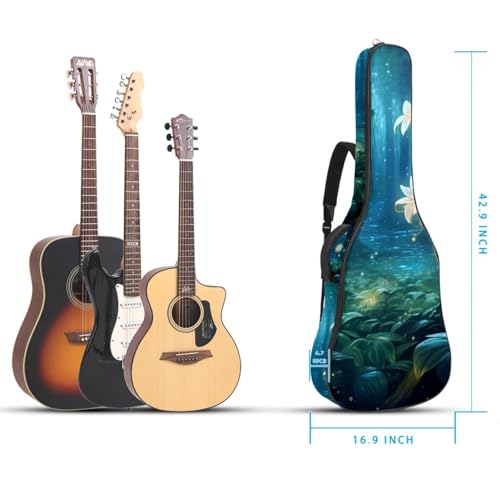 JRHEJTFZ Housse pour guitare acoustique de 1,9 cm d’épaisseur – Imperméable – Durable et élégant – Feuilles de dinde, Multicolore., 42.9×16.9×4.7 in, Motif imprimé tendance - Les Beatles, Paul McCartney, John Lennon, RIngo Starr, George Harrison JRHEJTFZ Housse pour guitare acoustique de 1,9 cm d'épaisseur - Imperméable - Durable et élégant - Feuilles de dinde, Multicolore., 42.9x16.9x4.7 in, Motif imprimé tendance – Image 6