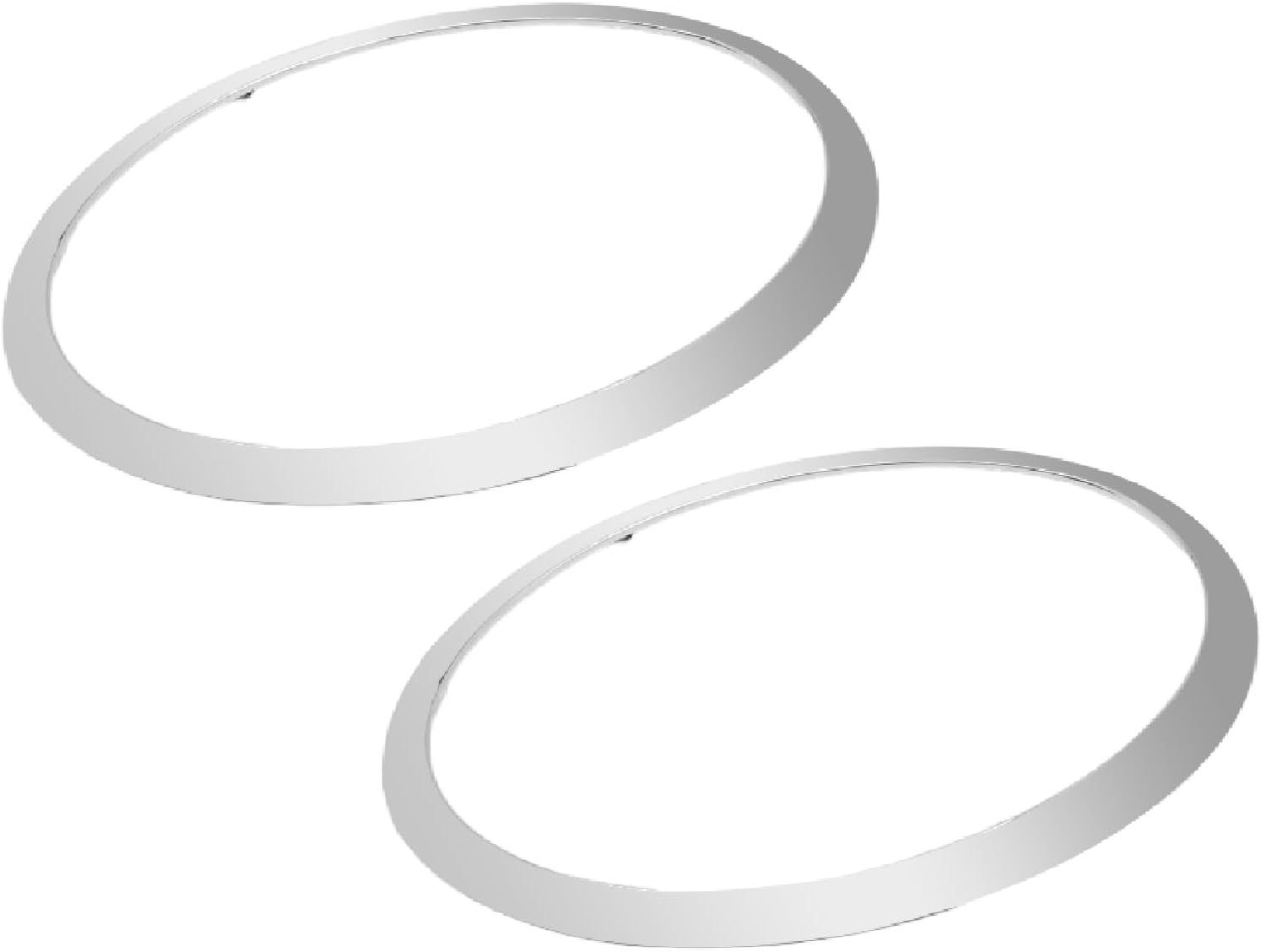 Saihisday 51137300631 Chrome Headlight Bezel For Driver And Passenger Side Headlight Trim Ring Replacement For MINI Cooper F55 F56 F57 2014-2021