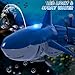 Remote Control Shark Toys for Boys Kids, 1:18 Scale High Simulation Shark for Pool, 2.4Ghz Electric RC Fish Boat Toys with Light & Spray, Toy Sharks Gifts for 6 7 8 9 Year olds Kid Boys Girls