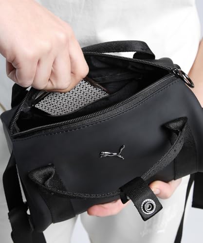 Image of Puma Unisex-Adult, PU Zen Barrel Bag, Black,(9178701)