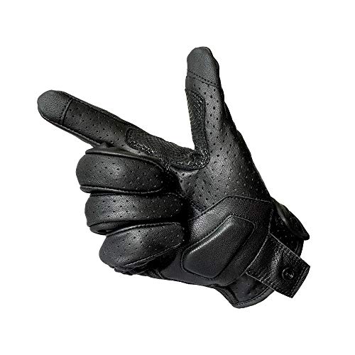 Superbike Goatskin Leather Motorcycle Gloves