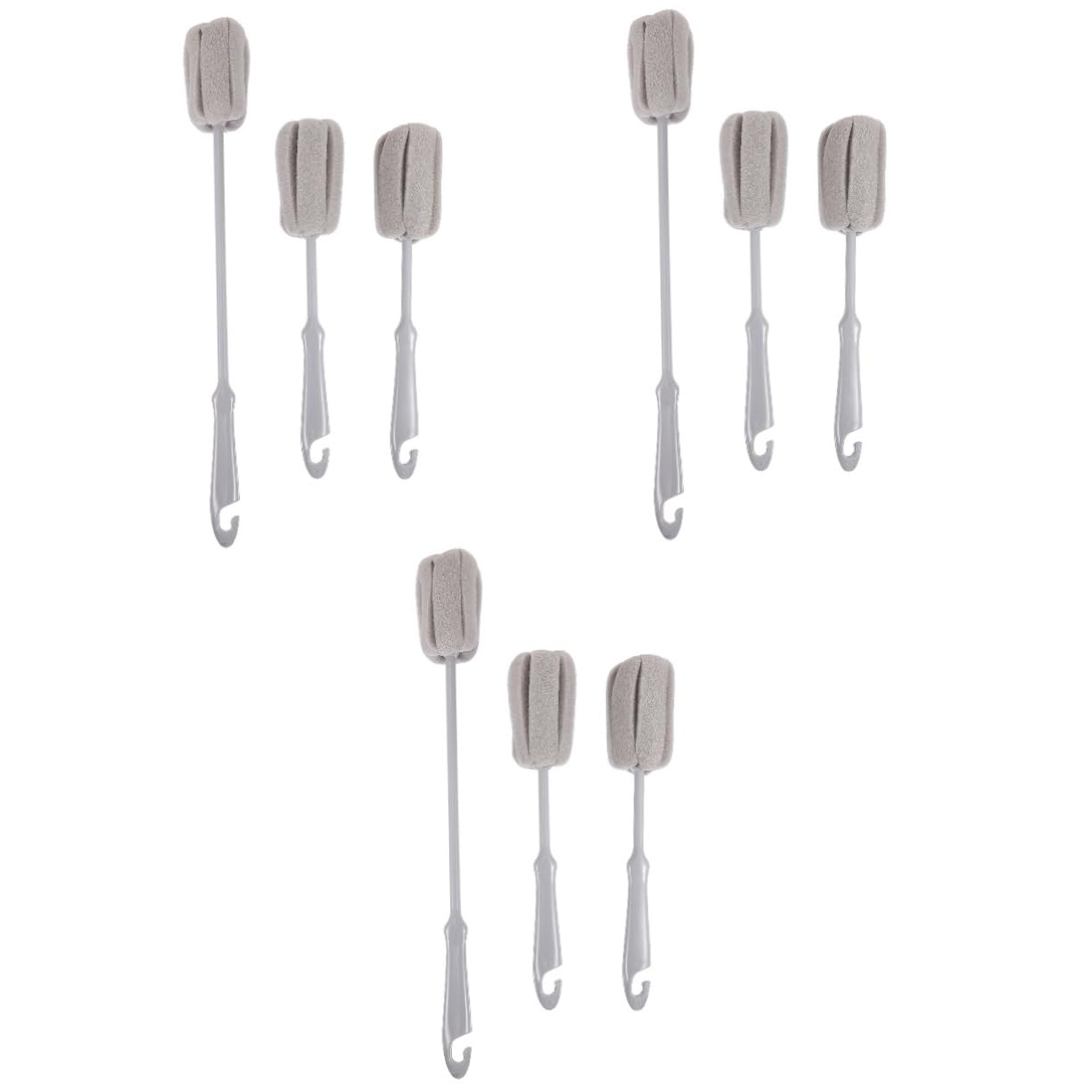 BESTYASH 3 Series Limpieza para Tazas Durable para Biberones Y Utensilios para Limpieza 3 Piezas*3