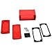 Bud Industries EXN-23356-RDP EXN Series Red/Infra Red 69 x 115.1 x 51.6 mm Aluminum/Plastic IP66 Box - 1 item(s)