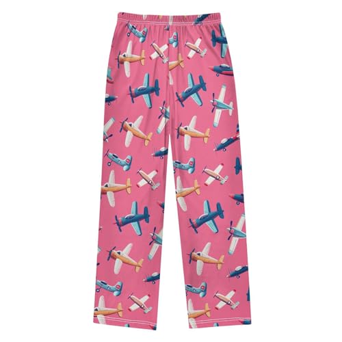 ALAZA Airplane Funny Pajama Pants Long Sleep Pant Pajama Bottoms Elastic Waist with Pockets2