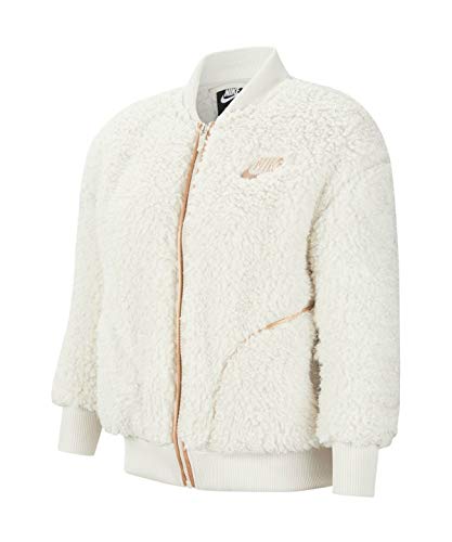Nike Sportswear High Pile Fleece Shine Bomber Girls Jackets3
