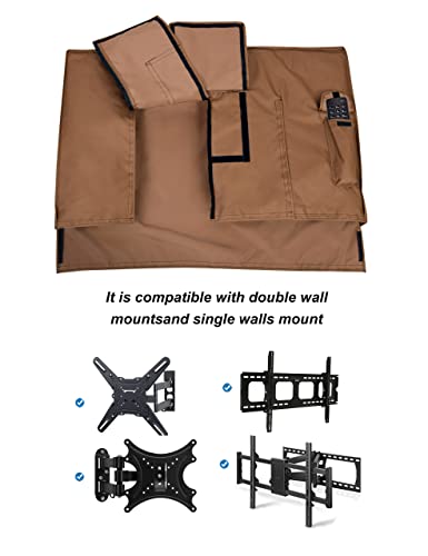 image for iBirdie Outdoor TV Cover 70 to 75 inch Weatherproof, Cover Size 68''L 