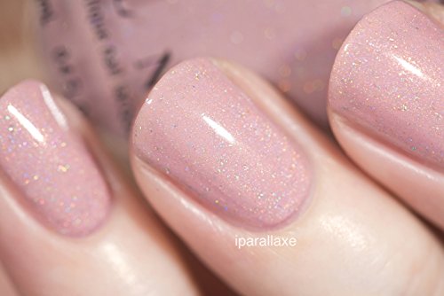 Image of ILNP Daisy Jane - Baby Pink Holographic Nail Polish