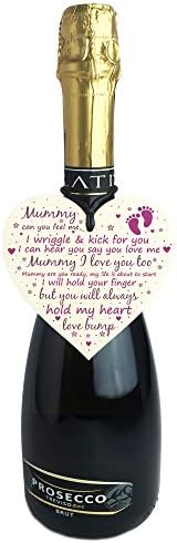 RED OCEAN Mummy To Be Handmade Wooden Hanging Heart Keepsake Newborn Baby Mum Gift