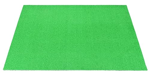 GolfStyle ゴルフマット 大型 ゴルフ 練習 マット 素振り ドライバー スイング パター 練習器具 室内 屋外 人工芝 SBR 100×150cm 業務用 穴なし 単品
