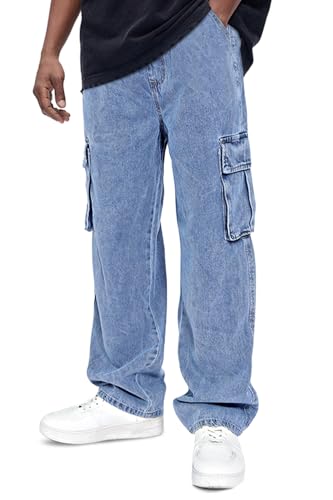 パンツ Grand Cargo Denim Pants Zipper Big Cargo Denim Pants 3C - IDF | 60% - Asian Fashion