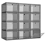 Taille généreuse – adaptée jusqu’au EU 46:Dimensions : 34,4 cm (L) x 26,7 cm (P) x 18,4 cm (H). Compatible avec baskets, talons, chaussures homme et femme jusqu’au pointure EU 46. Vérifiez vos chaussures les plus grandes avant achat.