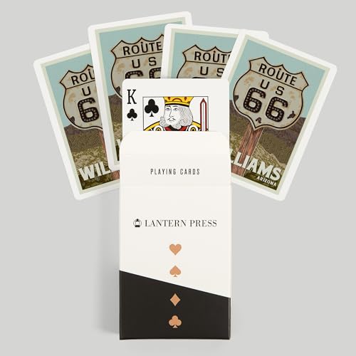 Cartas Williams Arizona Route 66, baraja póker 52 cartas miniatura 6