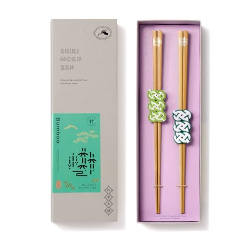 Amazon.co.jp: いろは出版 お箸 2膳セット 四季木膳 夏/竹 L-GSKM-2S