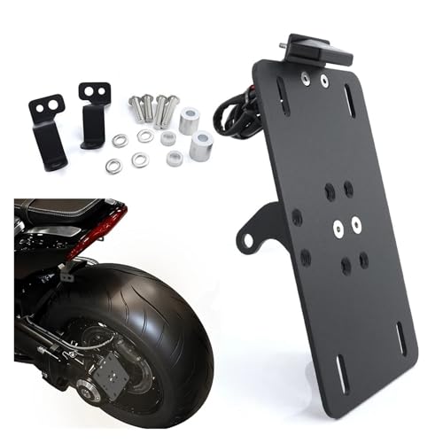 Support de Plaque Moto pour Triumph Rocket en Aluminium Robuste - 2