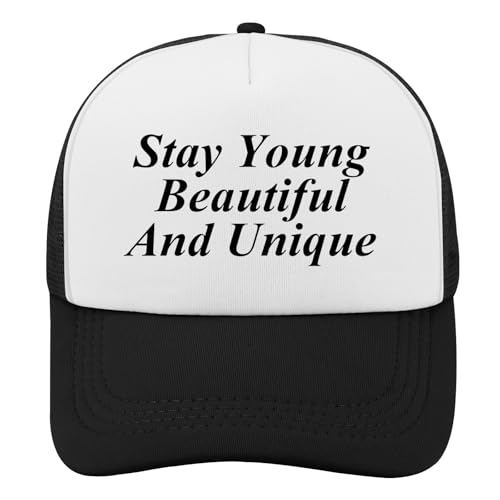 Stay Young Beautiful and Unique Trucker hat Running Cap for Women