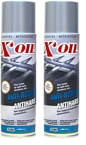 X'OIL - Aérosol Anti-Résine - Pour Taille Haie & Sécateur - Puissant & Durable - Facilité...