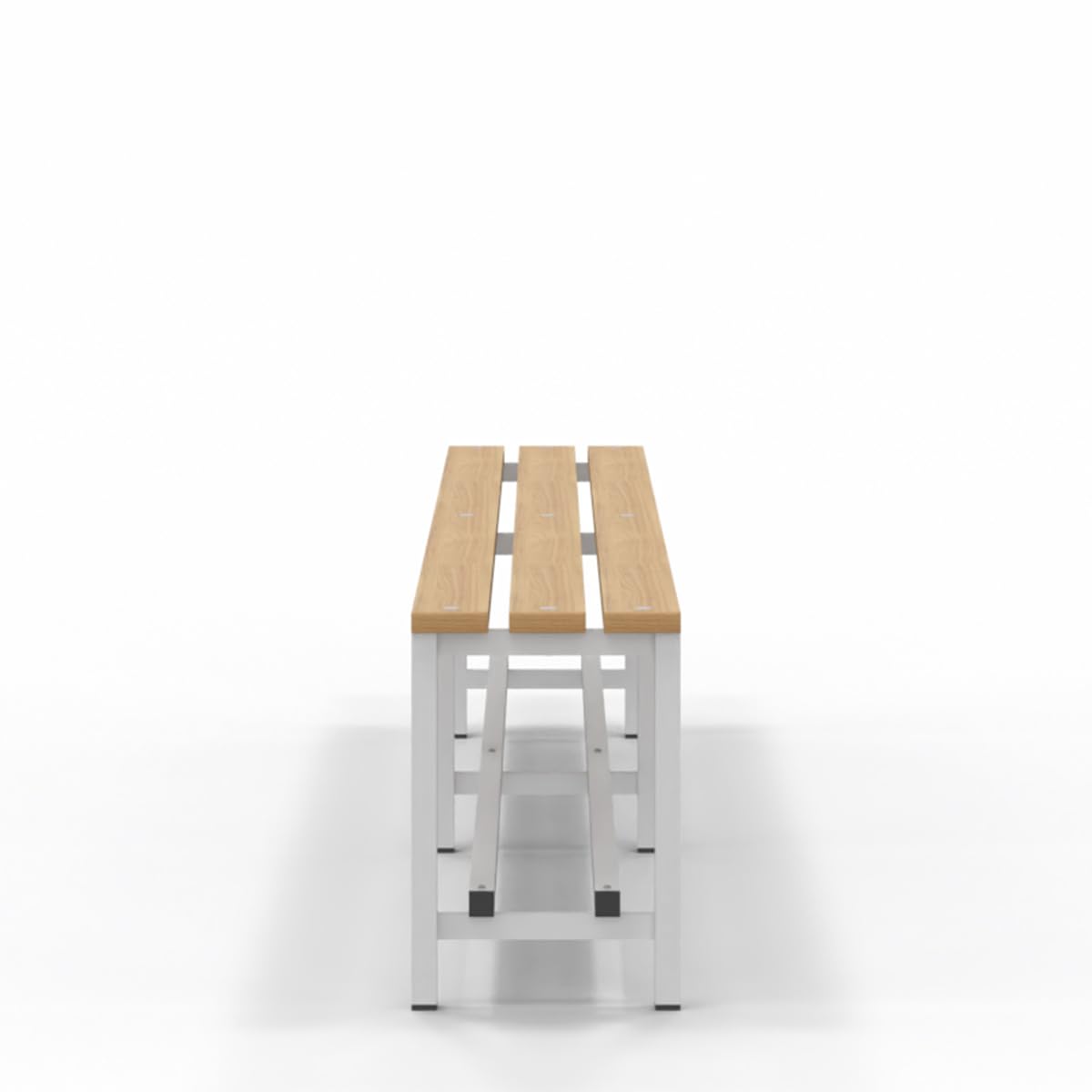 Spacio Banco de Madera Norrköping Estilo nórdico para Uso Profesional o en hogar, para vestuarios, habitación, decoración Incluso Exterior. Bancada para Personas en Madera. (2 Metros)
