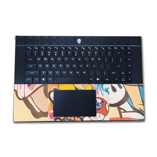 Image of Glossy Glitter Laptop Skin Compatible with Alienware M16 R2 (2024) - I Cant See - Premium 3M Vinyl Protective Wrap Decal Cover - Easy to Apply | Crafted in The USA by MightySkins