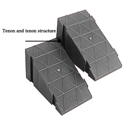 Juego de rampas portátiles de plástico 20x12x14cm 4 piezas miniatura 5