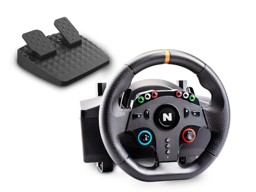 Image of Nitho Drive Pro ONE V24 Gaming Racing Wheel and Pedals, 270 Degree Steering Wheel for PC, PS4, Xbox One, Xbox Series X|S, Switch, Driving Car Simulator - for Arcade Games Only