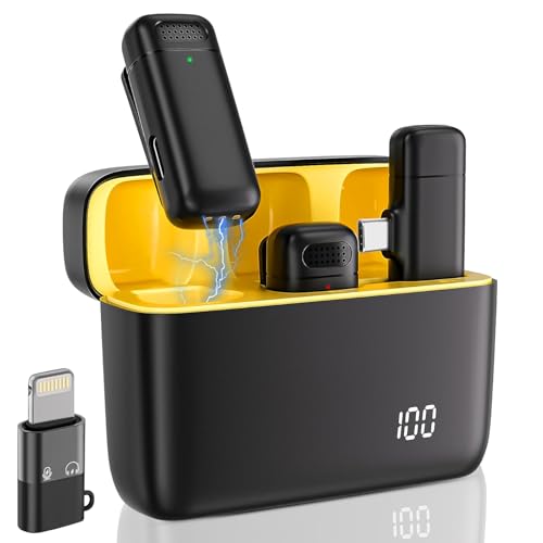 AKOFIC Microfono Lavalier Wireless