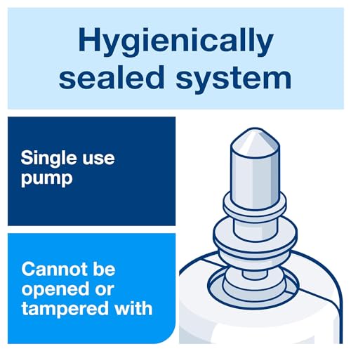 Tork Extra Mild Hand Washing Foam Soap S4, No Fragrance Added, 6 x 1L + Intuition Sensor Skincare Dispensers, Stainless Steel (Pack of 4) - Image 6