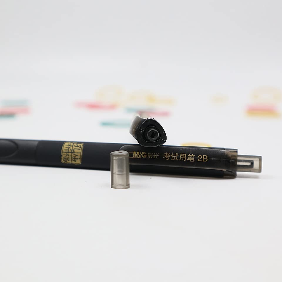 Druckbleistifte, Graphit-Zeichenbleistift, quadratische Mine, Druckbleistift für Skizzen, Zeichnungen, Graffiti, Schulbedarf (3 Schwarze Bleistifte, 2 Minen) (3 Bleistifte, 2 Minen)