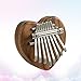 Imagen de SUPVOX Piano De Pulgar De Teclas Instrumento Pequeño Armable Juguete Educativo Forma De Corazón