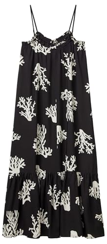 Robe Benetton imprimé multicolore géométrique coupe fluide taille S