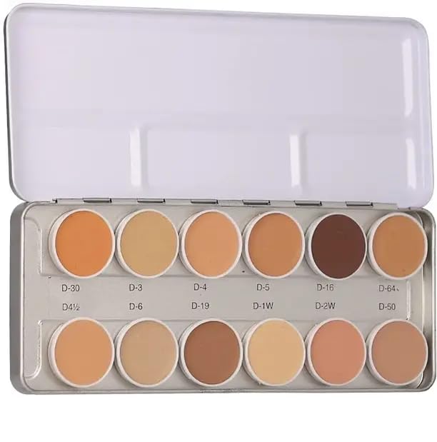 SupraColor Foundation Cream Palette 12 Color Foundation, Natural Finish (Delhi 1, 40ml) Visit the PROTYA Store Search th