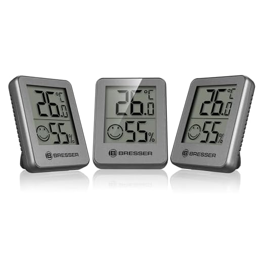 Thlevel 3X Mini LCD Digital Thermometer Temperatur Luftfeuchtigkeit Tester Hygrometer für Kühlschrank Aquarium -50°C~+70°C (3 PCS B) 13 Bresser 3er Set Thermometer Hygrometer - Digitales Raumthermometer Kontrolle Innenraum Luftfeuchtigkeit, Kühlschrankgeeignet, Wandmontage Magnet, Schimmelvorbeugung - Indikator Smiley, Anthrazit