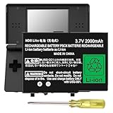 TAYUZH USG-003 Battery 3.7V Lithium-ion Battery Replacement for Nintendo DS Lite NDSL Gaming Console (Not for DSi, DSi XL, DSi LL)