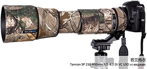 [RolanPro] Lens Cover for Tamron SP 150-600mm F/5-6.3 Di VC USD [Real Tree Camouflage#3]