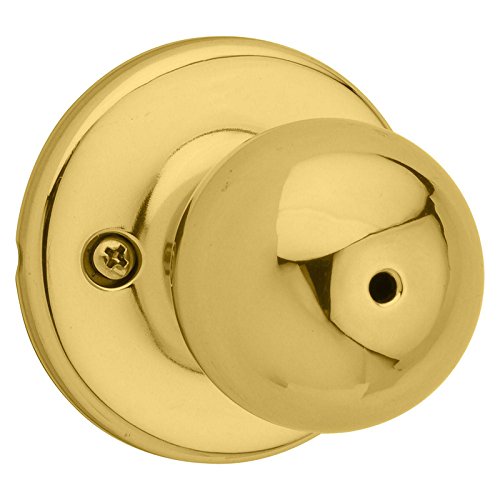 Bouton de porte rotatif classique laiton poli brillant avec clés de sécurité