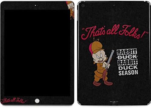 Skinit Decal Tablet Skin Compatible with iPad 9.7in (2018) - Officially Licensed Warner Bros Elmer Fudd Thats All Folks Design