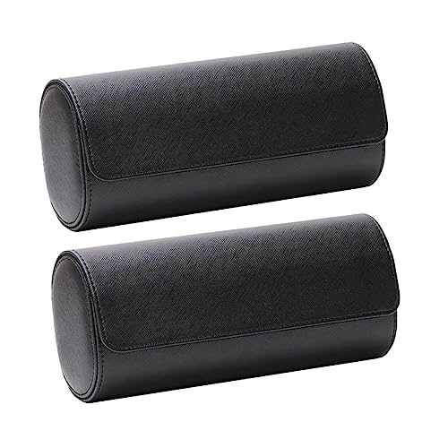 Ipetboom 2Piezas Almacenamiento Organizador De Joyería De PU Elástico Ranuras y Resistente Para Doméstico