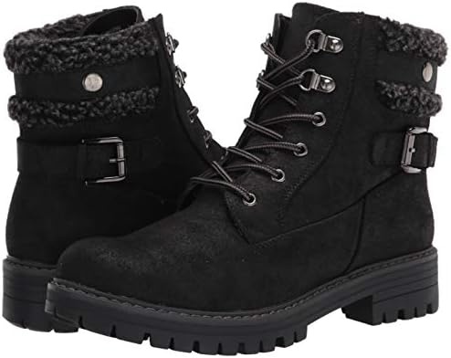 CLIFFS BY WHITE MOUNTAIN Shoes MELDON Women's Boot, BLACK/FABRIC, 10 M | Image 6