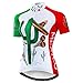 Cycling Jersey Women Bike Jersey Shirts Short Sleeve Road Bicycle Clothing MTB Tops Summer Outdoor Sports Wear Mexico Green Size M