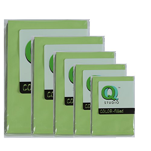 100X Premium Green Mylar Foil Open Top Pouch For Powder Spice Snack Storage Bags (8Cm X 12Cm) #TOP4