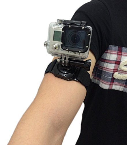 Wrist Band Arm Band for Gopro HD Hero 1 / 2/3 / 4, 3, Rollei Bullet Ski Cycling armband Bracelet - Image 2