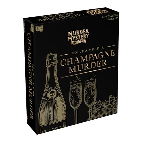 University Games 33217 The Champagne Murder Mystery Party Lord Michael Game Black One Size